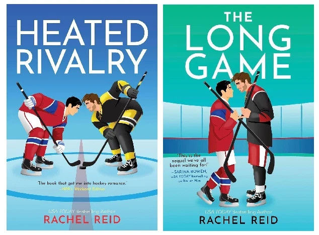 Best Book For Gift Rachel Reid Heated Rivalry & The Long Game 2 Books USA STOCK
