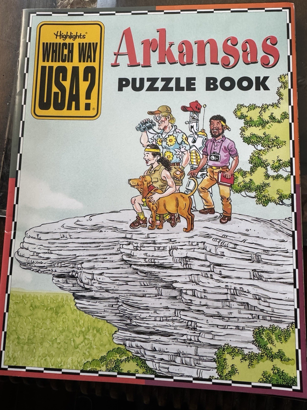 Highlights Arkansas Puzzle Book Illustrated Activity Paperback Ages 4-8 9-12