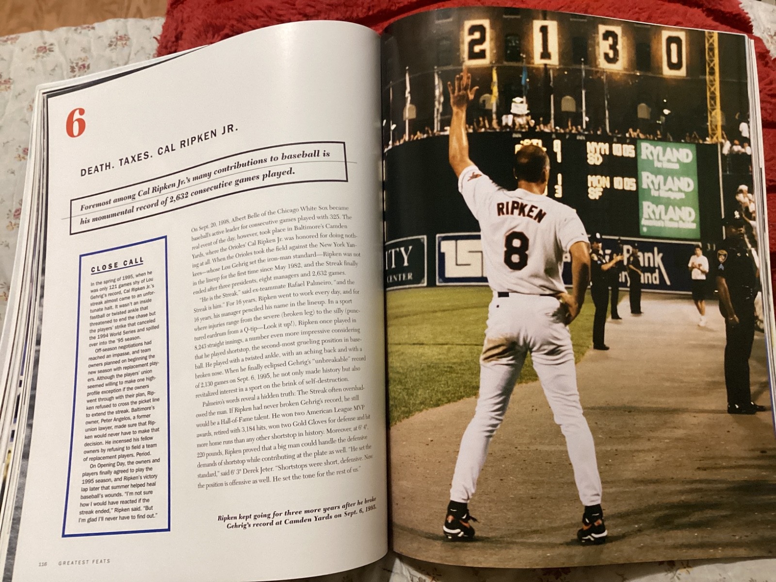 SPORTS ILLUSTRATED GREATEST FEATS,UNFORGETTABLE ACCOMPLISHMENTS,174 PAGES/NO PH