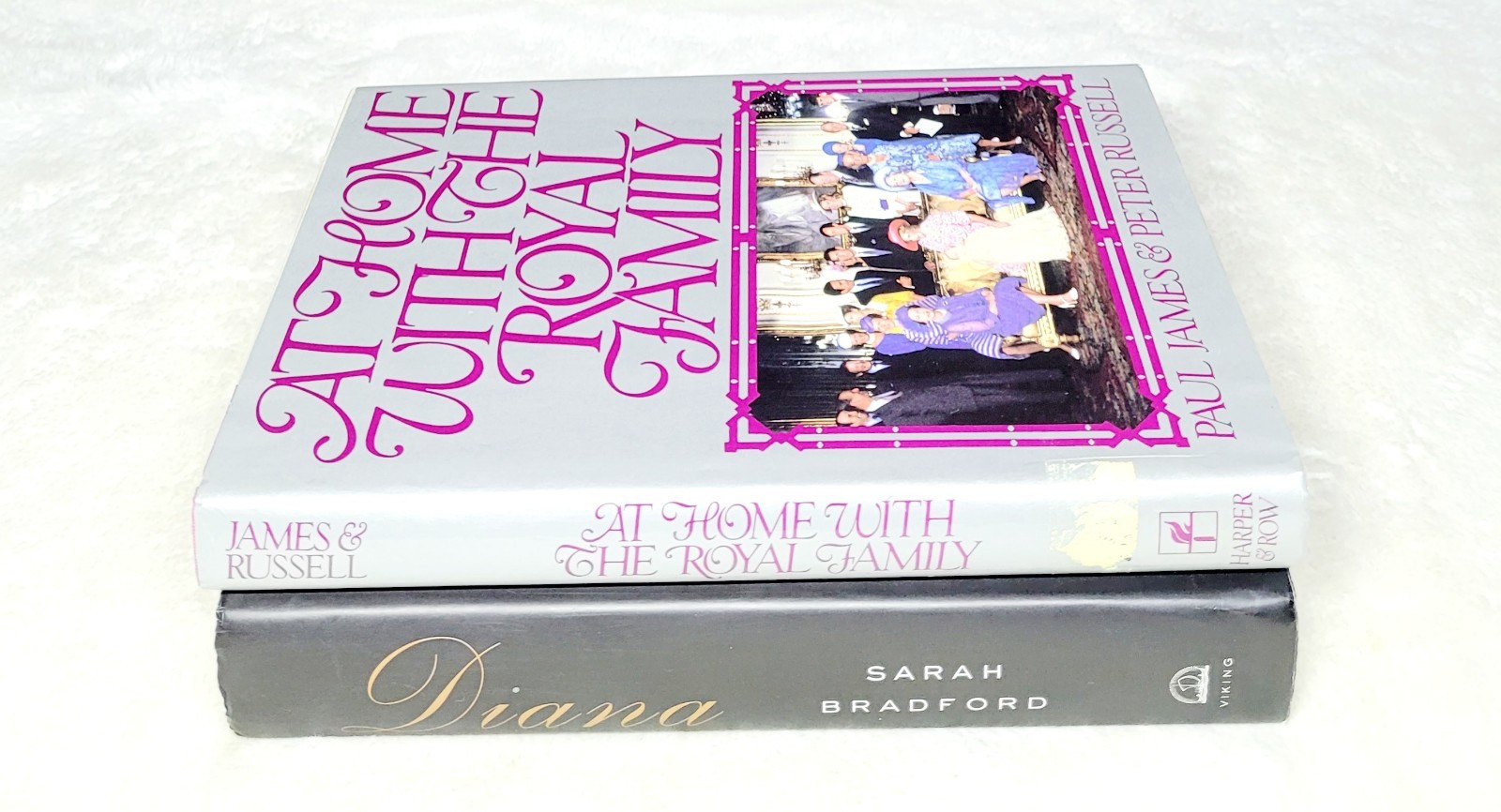 Princess Diana Home With The Royal Family United Kingdom Hardcover 2 Book Set