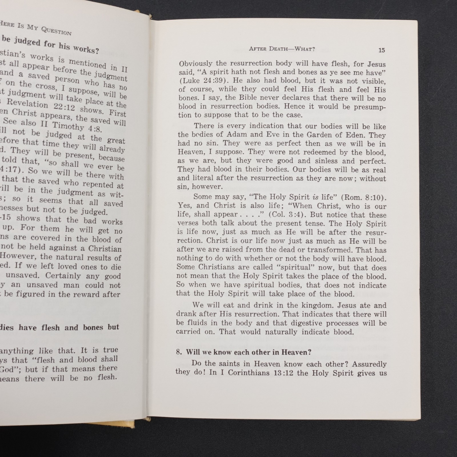 Dr Rice, Here Is My Question by John R Rice 1962 Hardcover Very Good Preowned