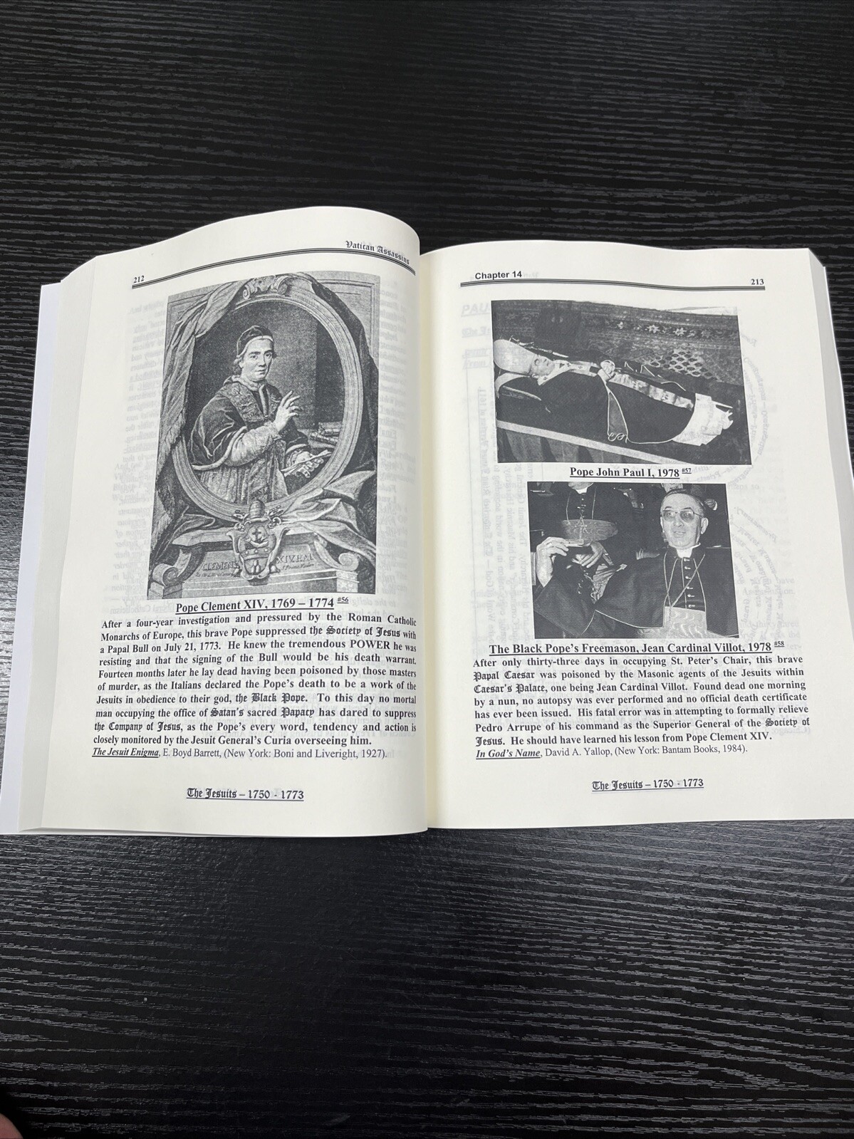 Vatican Assassins, by Eric Jon Phelps (REPRINT) No CD Large Print: 8.5”*11.5”