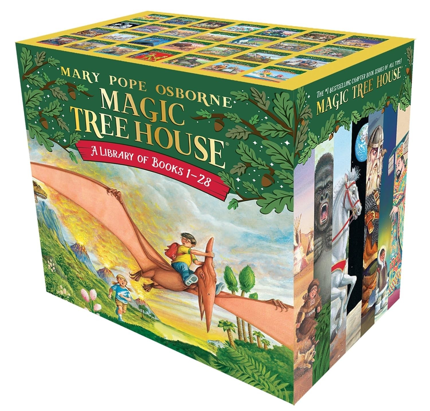 Magic Tree House 1–28 Box Set – Complete 28-Book Collection, Library Edition