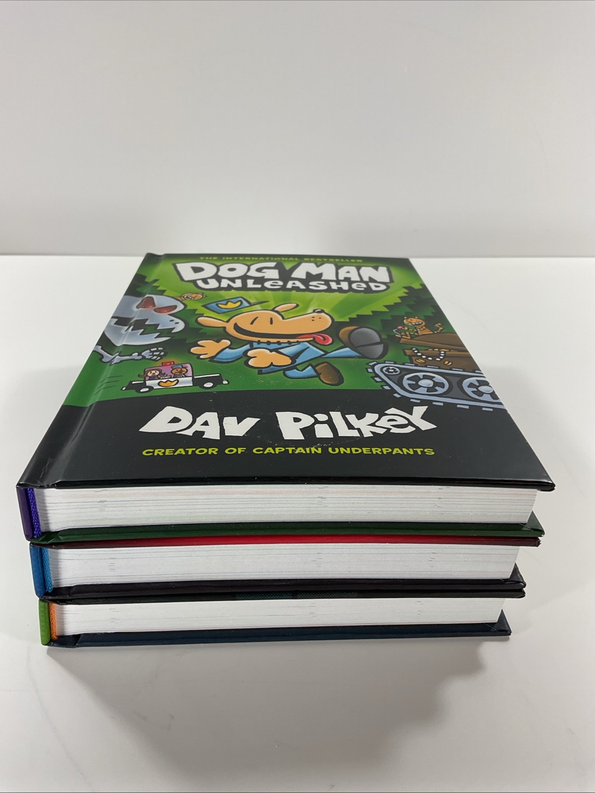 Dog Man The Epic Collection Graphic Novels Lot of 3 Box Set HC by Dav Pilkey