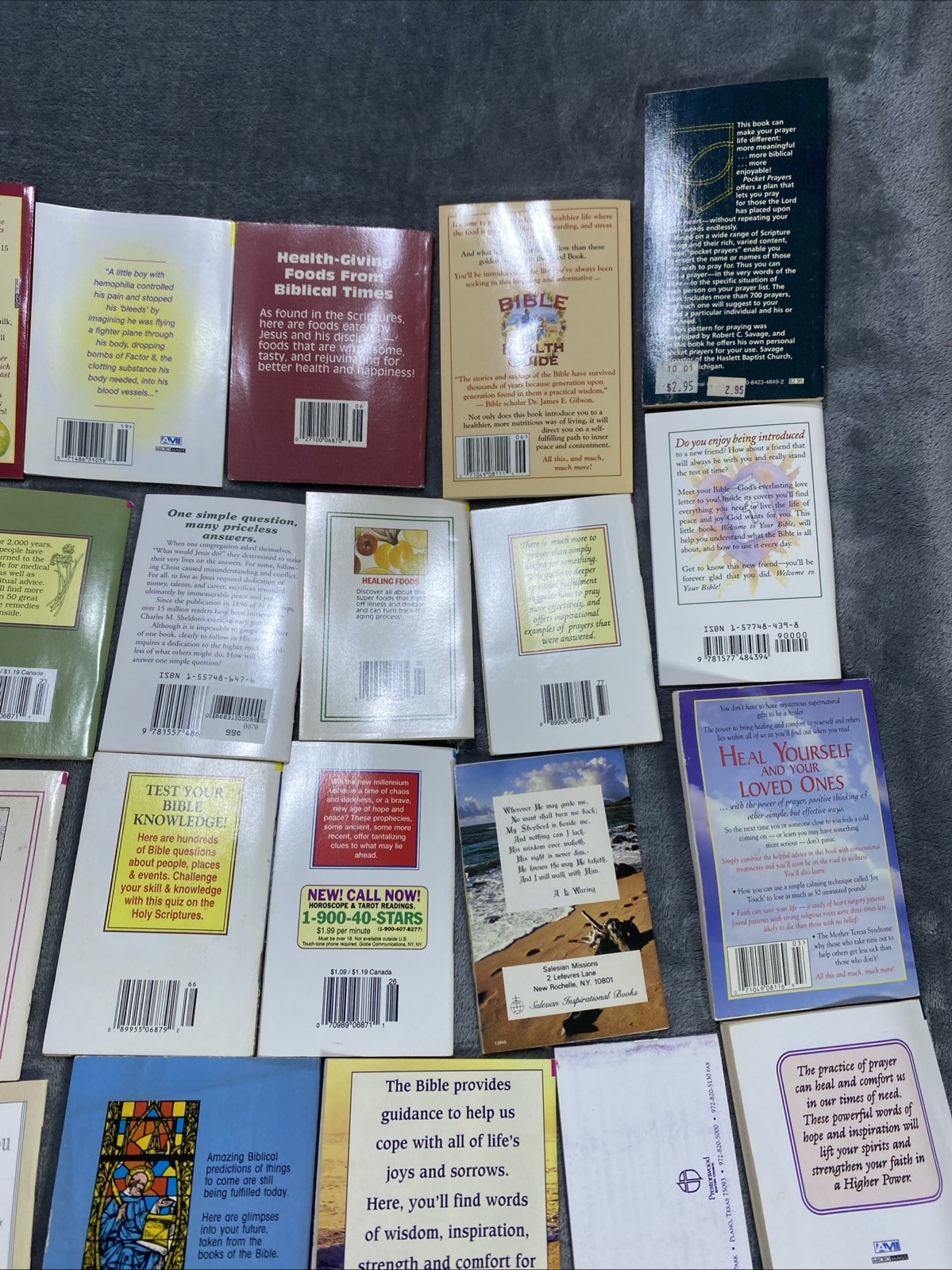 Vtg Christian Mini Book Booklet Lot Of 69 Inspirational Religious Healing Prayer