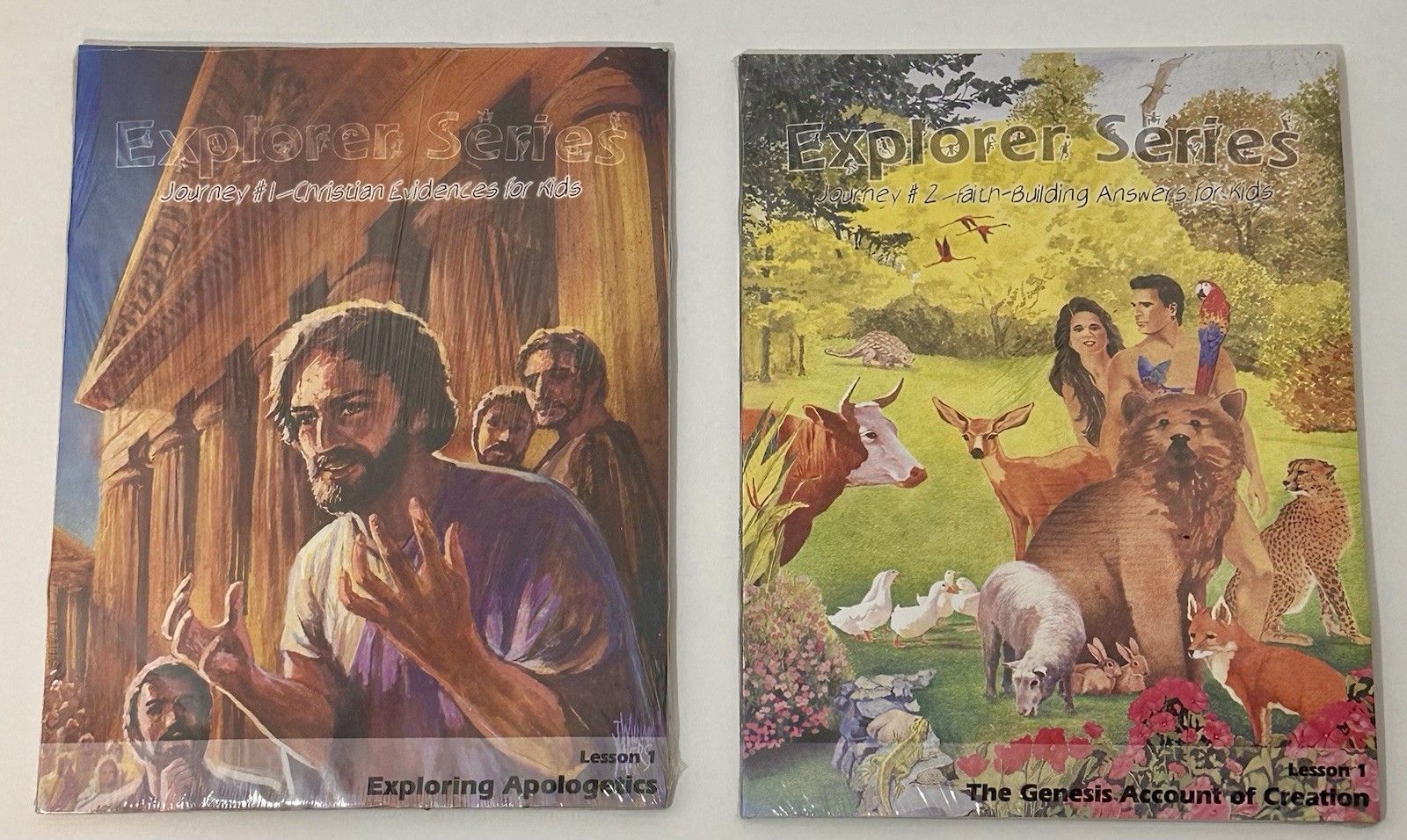 Kid’s Christian Activities Books, Explorer Series Journeys #1,2 Bible Class, VBS