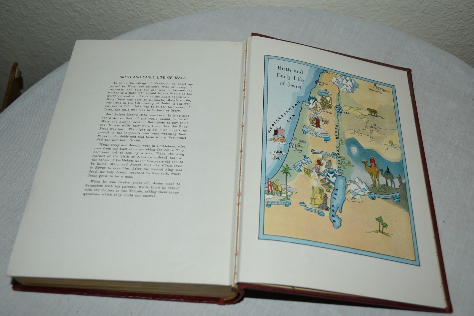 1947 EGERMEIRER’S BIBLE STORY HB Edition BOOK Illustrations Maps 608+ Pages