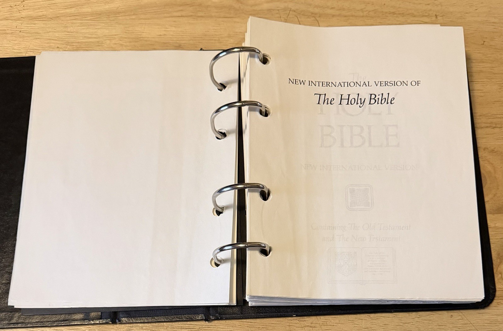 New International Version Bible: Cambridge Study Edition 1984 Loose Leaf Binder