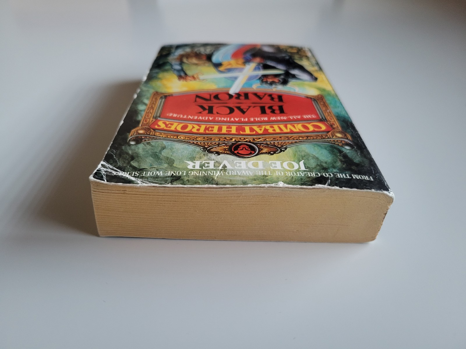1986 COMBAT HEROES (NO WRITING) BLACK BARON JOE DEVER PAPERBACK ROLE PLAYING VTG