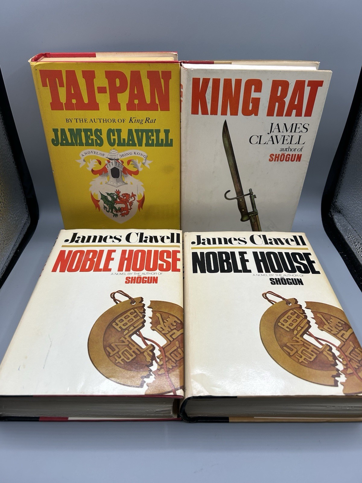James Clavell Asian Saga Lot of 6 Noble House King Rat Tai Pan Whirlwind – HC