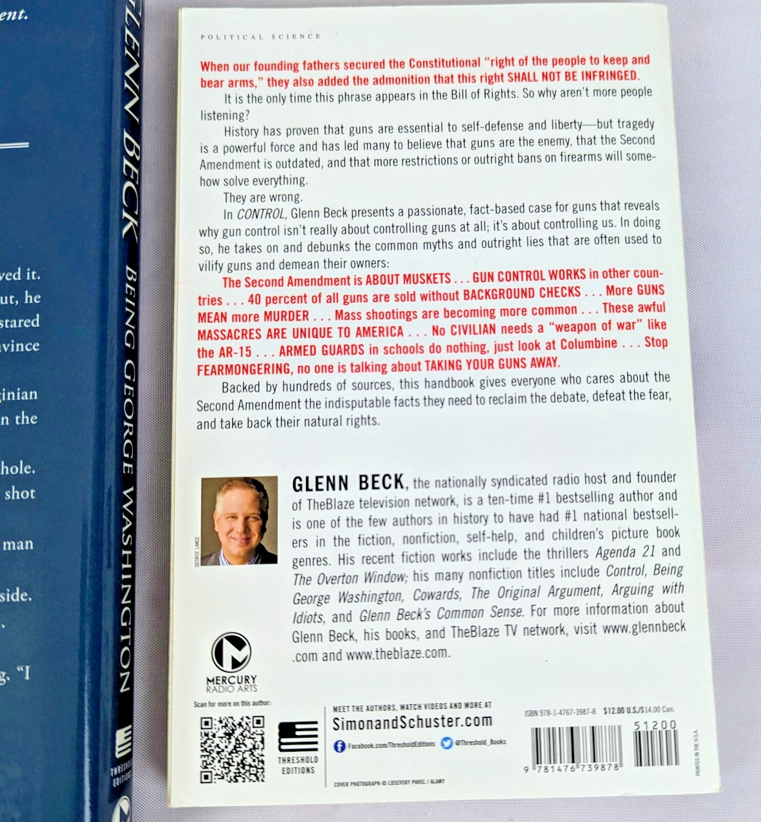 Glenn Beck Mixed Lot (3) Guns Conservative World Events Social Issue Political