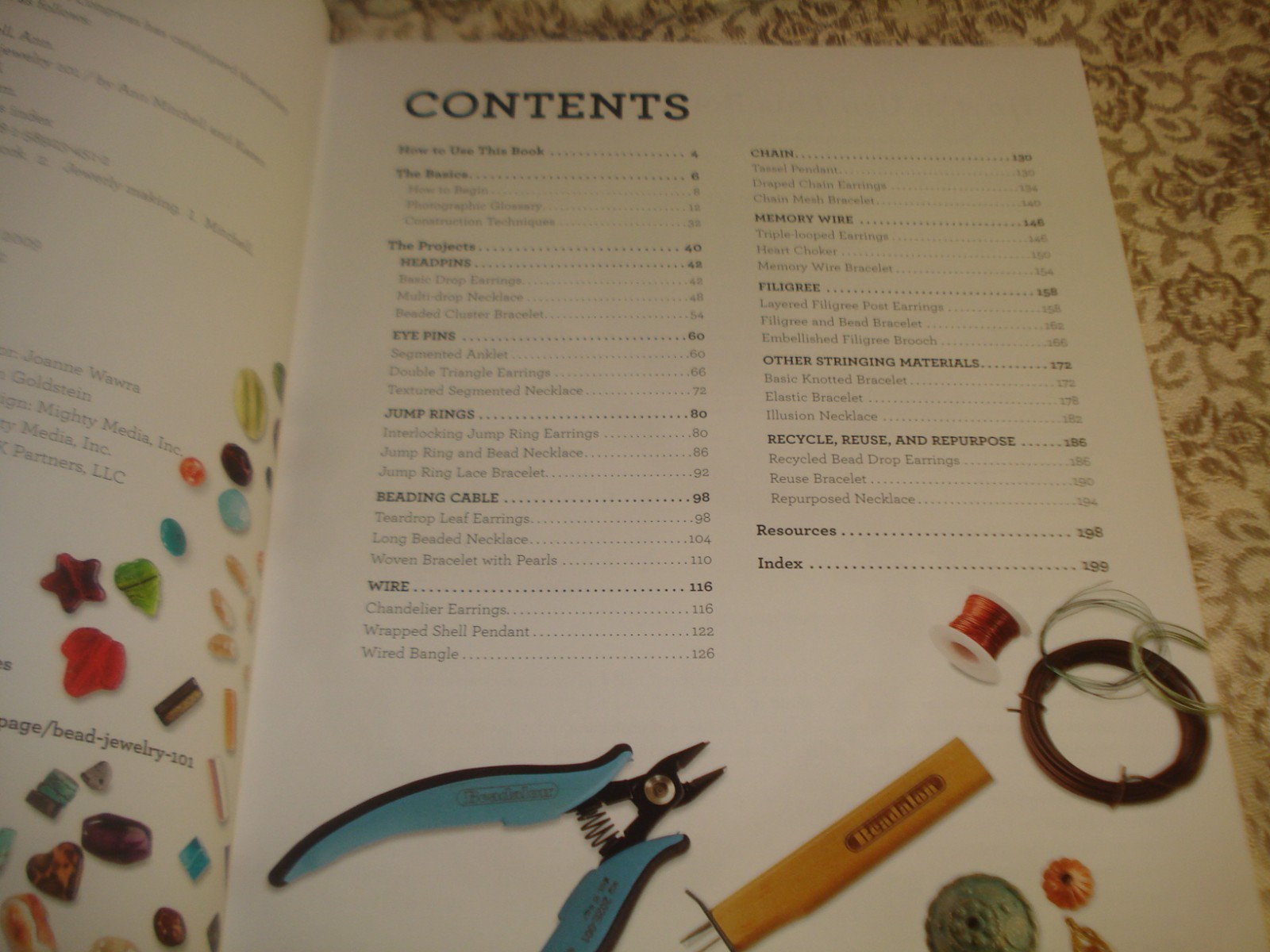 BEAD JEWELRY 101 A Bead Jewelry Course in a Book – SC 200 Pages – Full Color