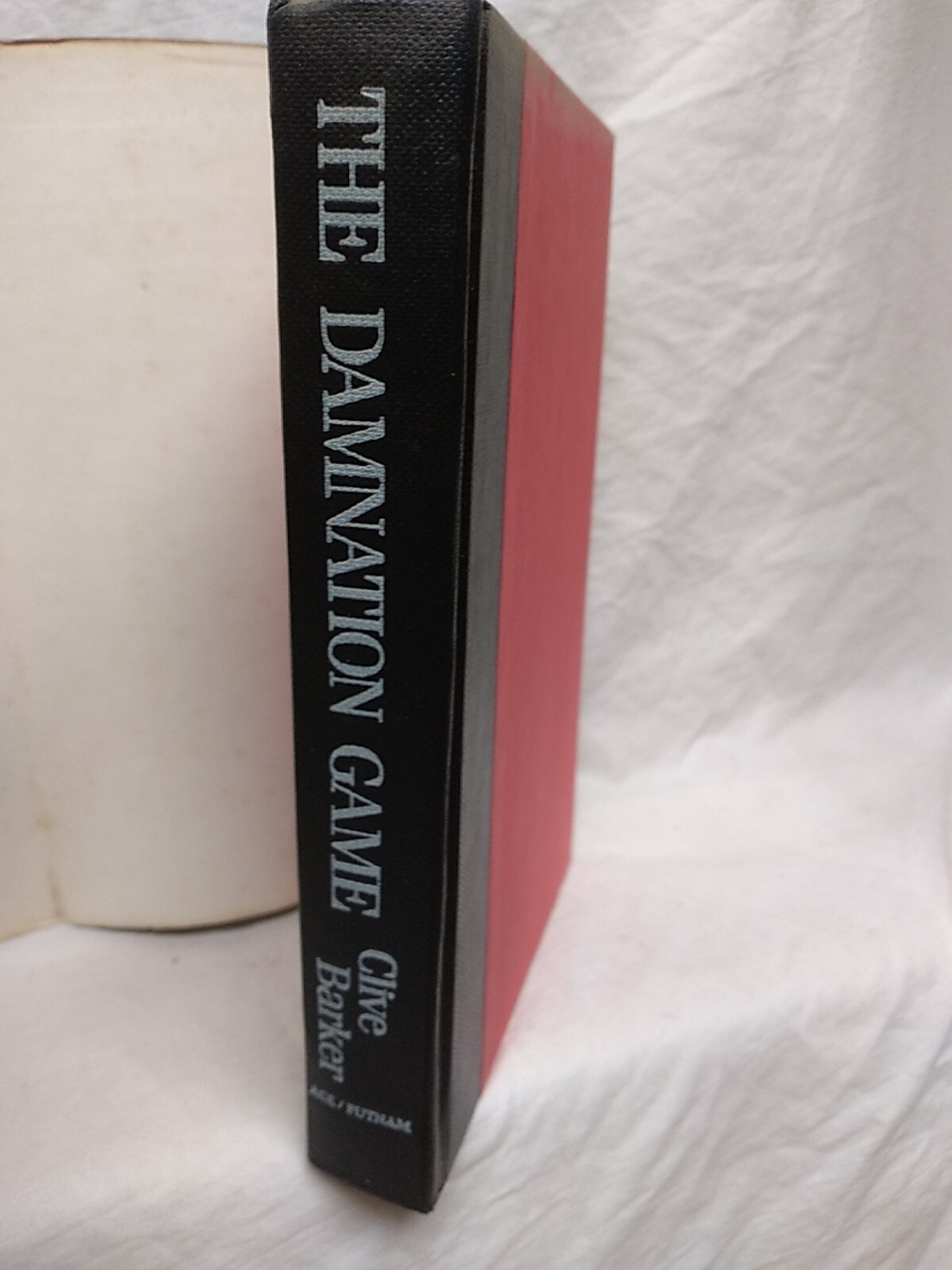 THE DAMNATION GAME by Clive Barker 1985 First Novel Edition 368 pages Ace/Putnam