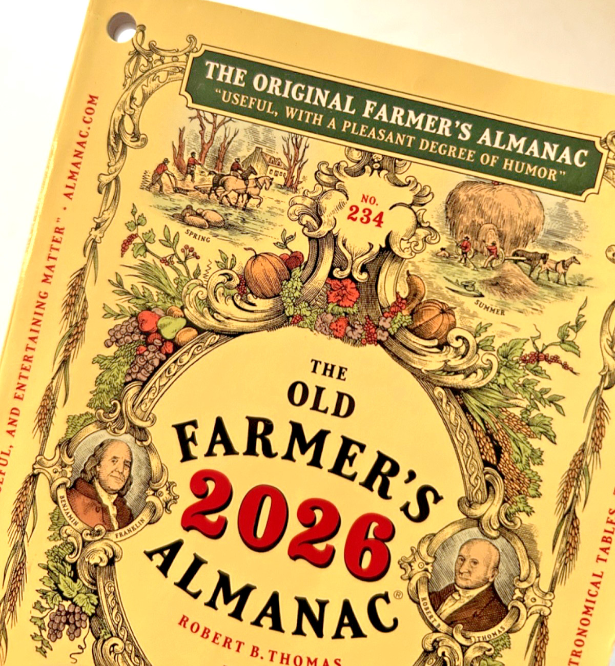 The 2026 Old Farmer’s Almanac Trade Edition (Paperback) Gardening Weather No.234