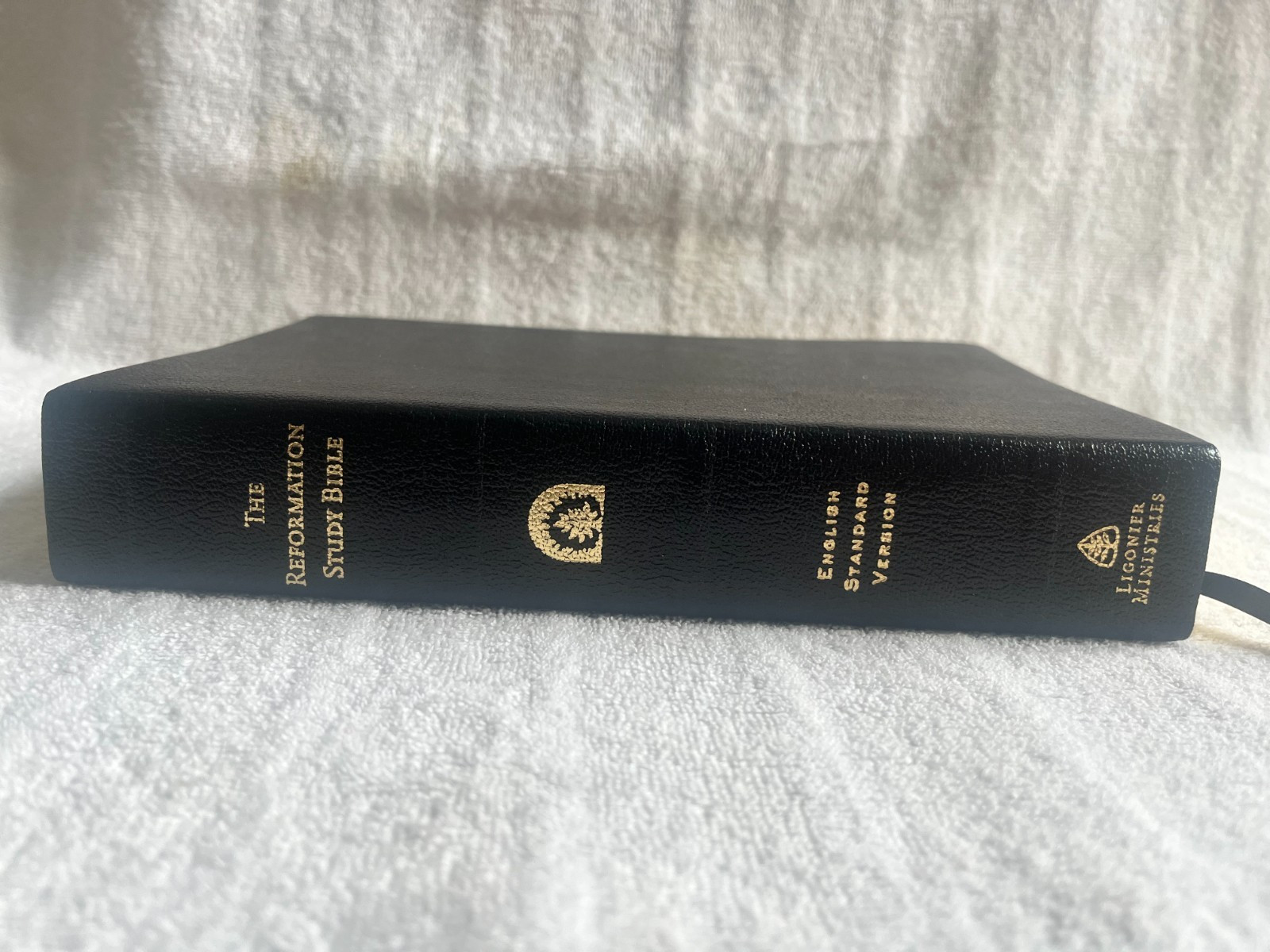 2005 THE REFORMATION STUDY BIBLE ESV BLACK GENUINE LEATHER LIGONIER MINISTRIES