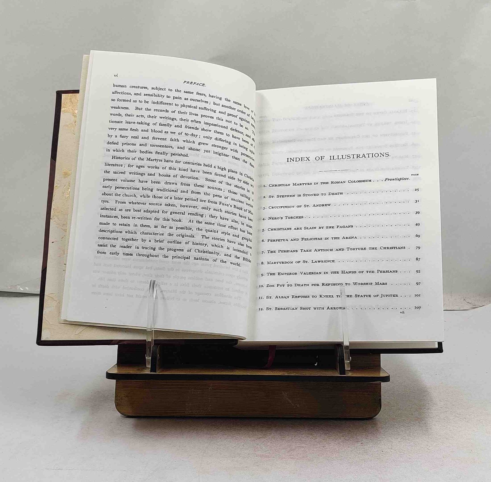 Foxe’s Book of martyrs; 1897 by Foxe, John [Leather Crafted]
