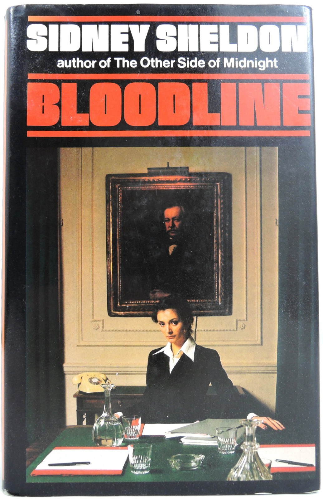 *SIGNED* 1st UK edition 1978 SYDNEY SHELDON 4th book BLOODLINE 367 pages UNREAD