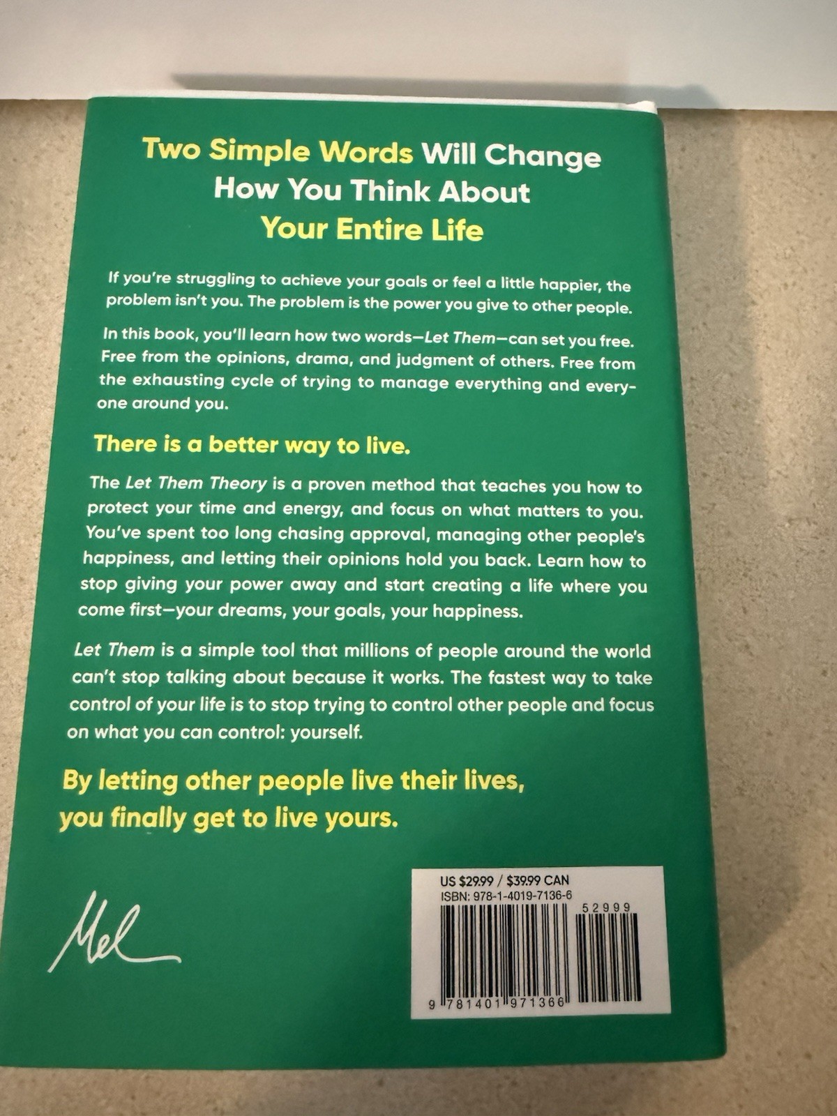 The Let Them Theory – A Life-Changing Tool By Mel Robbins( 1st Edition, 2024)