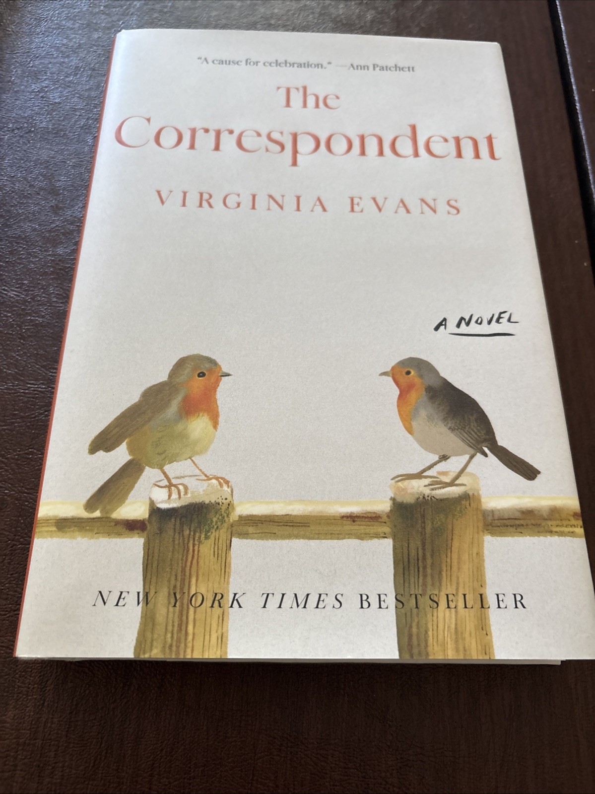 The Correspondent by Virginia Evans Hardcover Book New. Sale To Friday