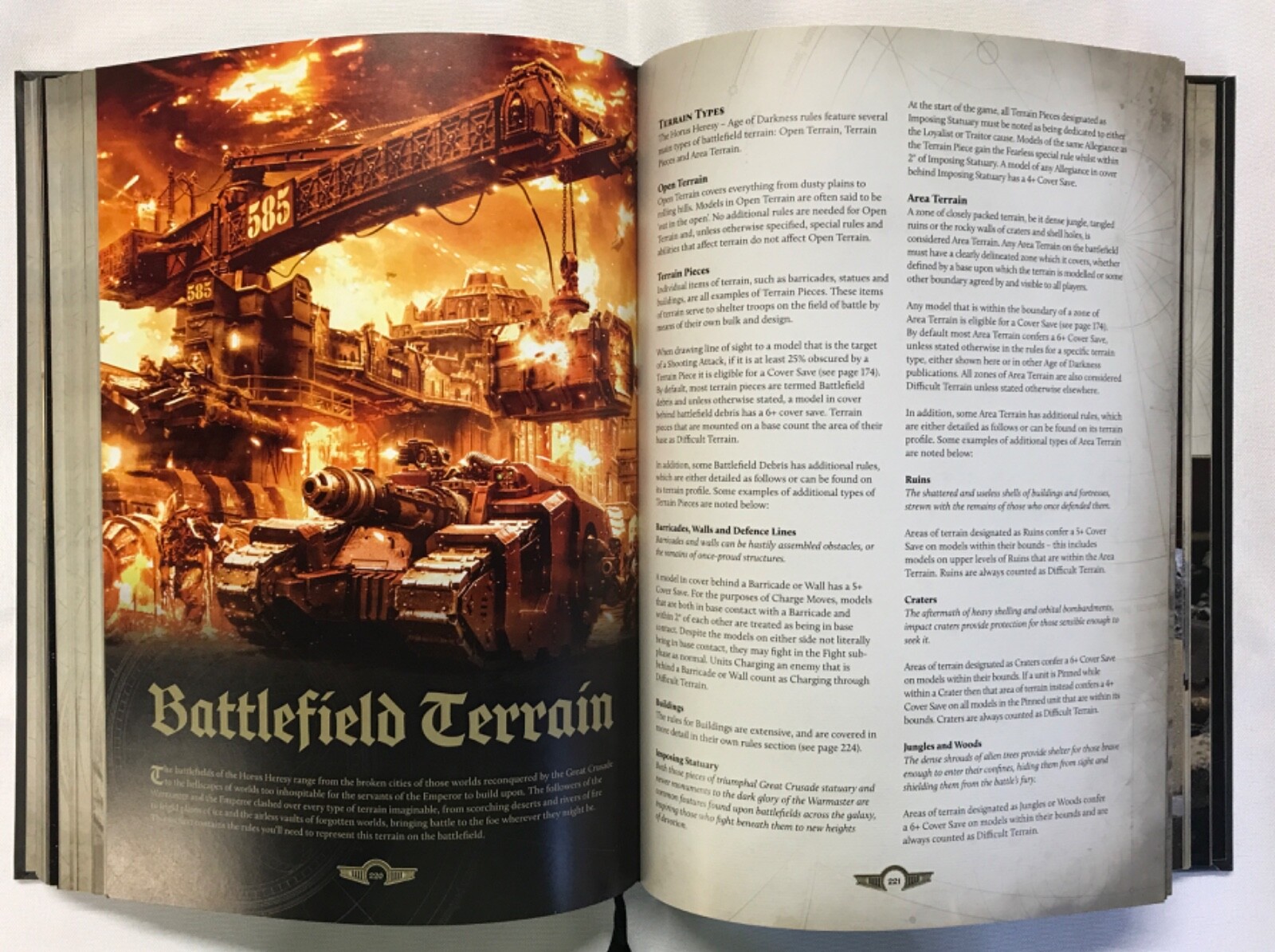 Games Workshop Horus Heresy Age of Darkness Rulebook – Like New.
