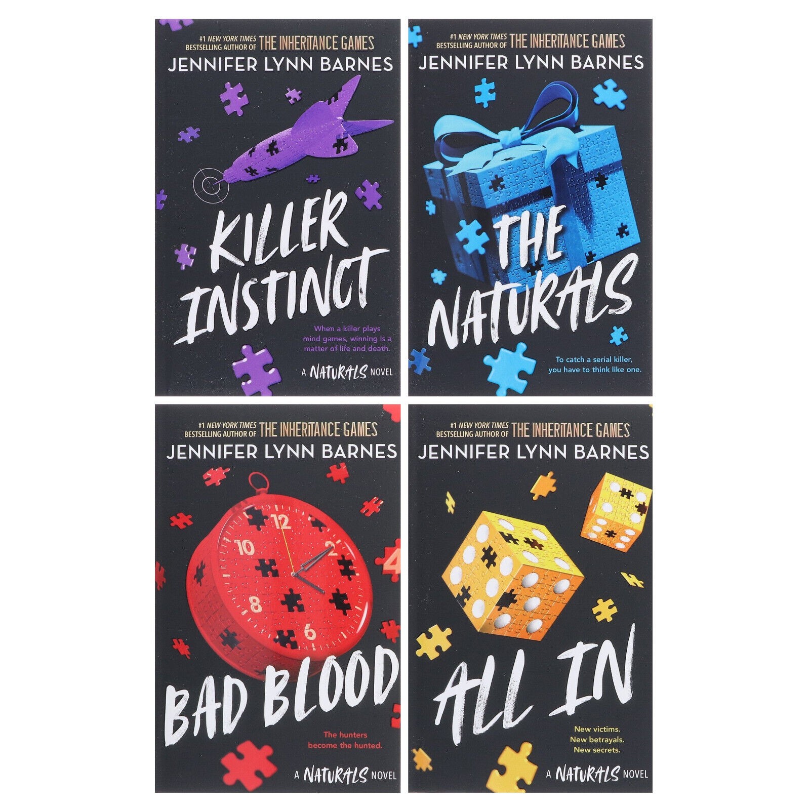The Naturals Series 4 Book Box Set Jennifer Lynn Barnes PB Ages 12+ YA Crime