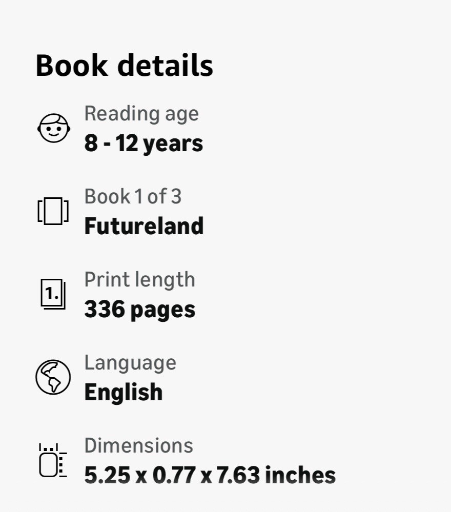 Futureland: Battle for the Park Book 1 by H.D. Hunter Paperback 336 Pages