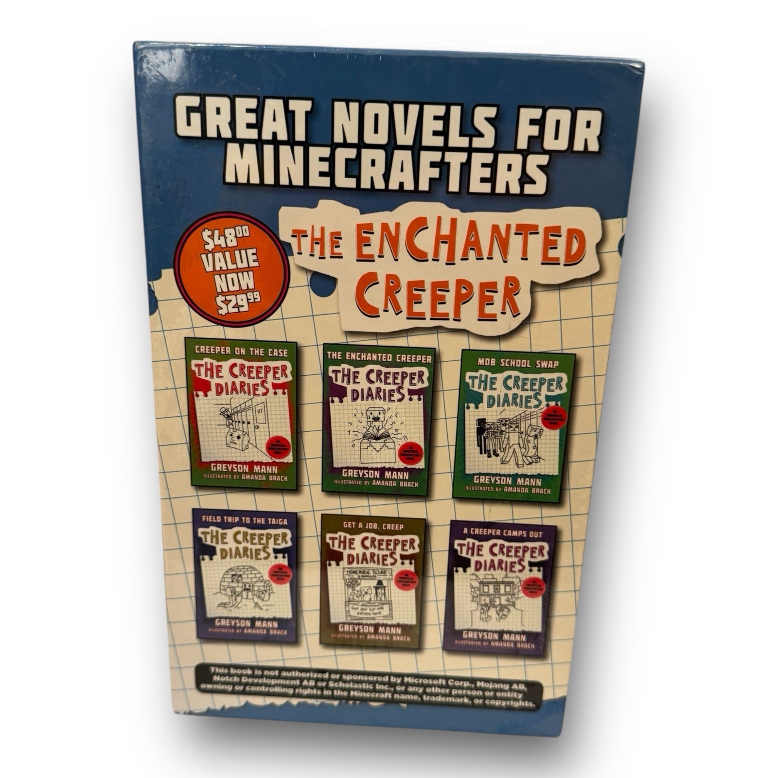 Book The Enchanted Creeper Box Set Six Unofficial Adventures Greyson Mann