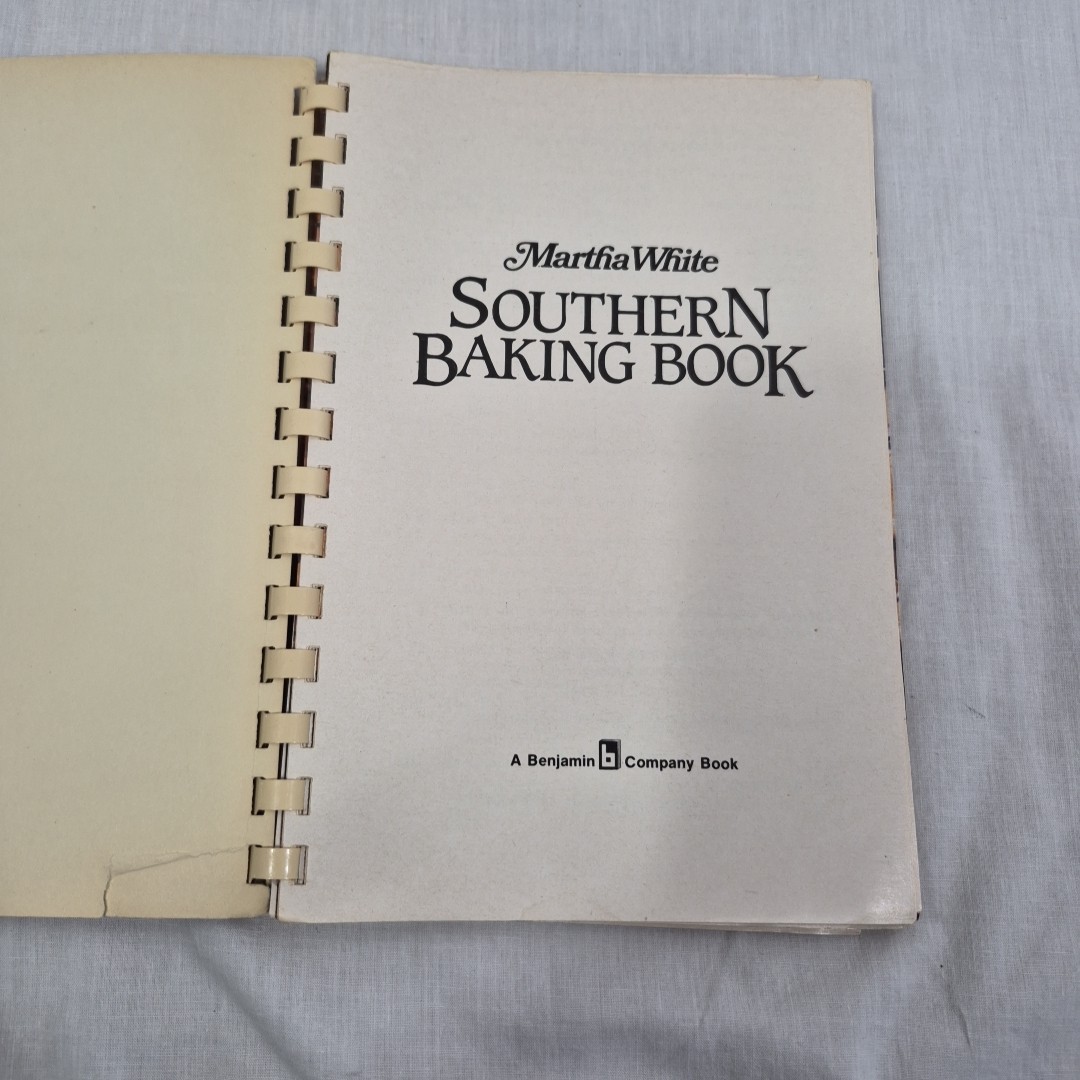Martha White Southern Baking Book, Spiral Bound , Vintage 1983, 6″ X 8.5″