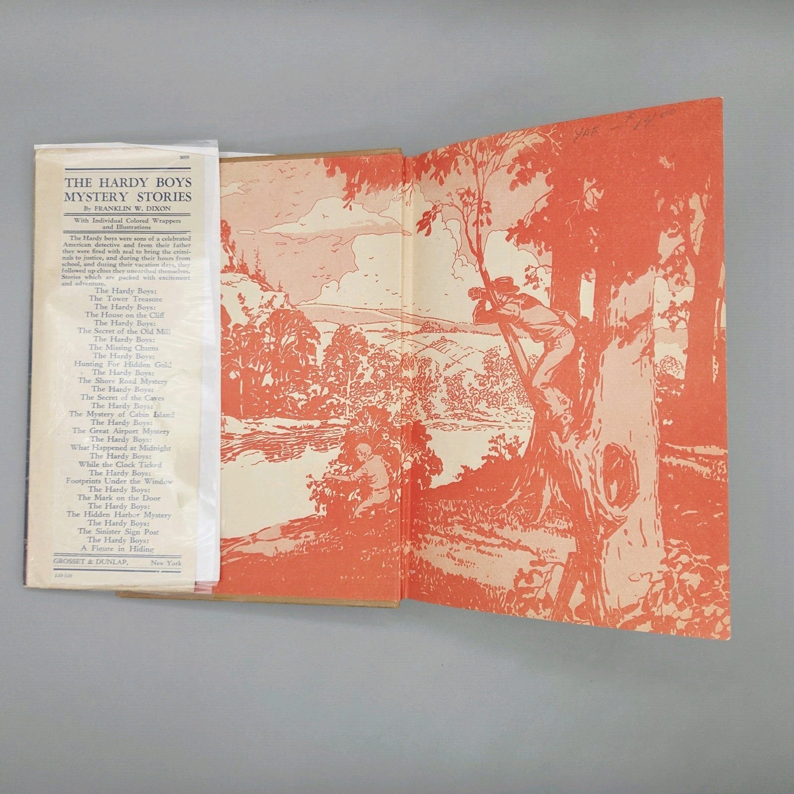 Hunting for Hidden Gold 1928 HCDJ Tan Cloth Early Cave‑Art Jacket Variant