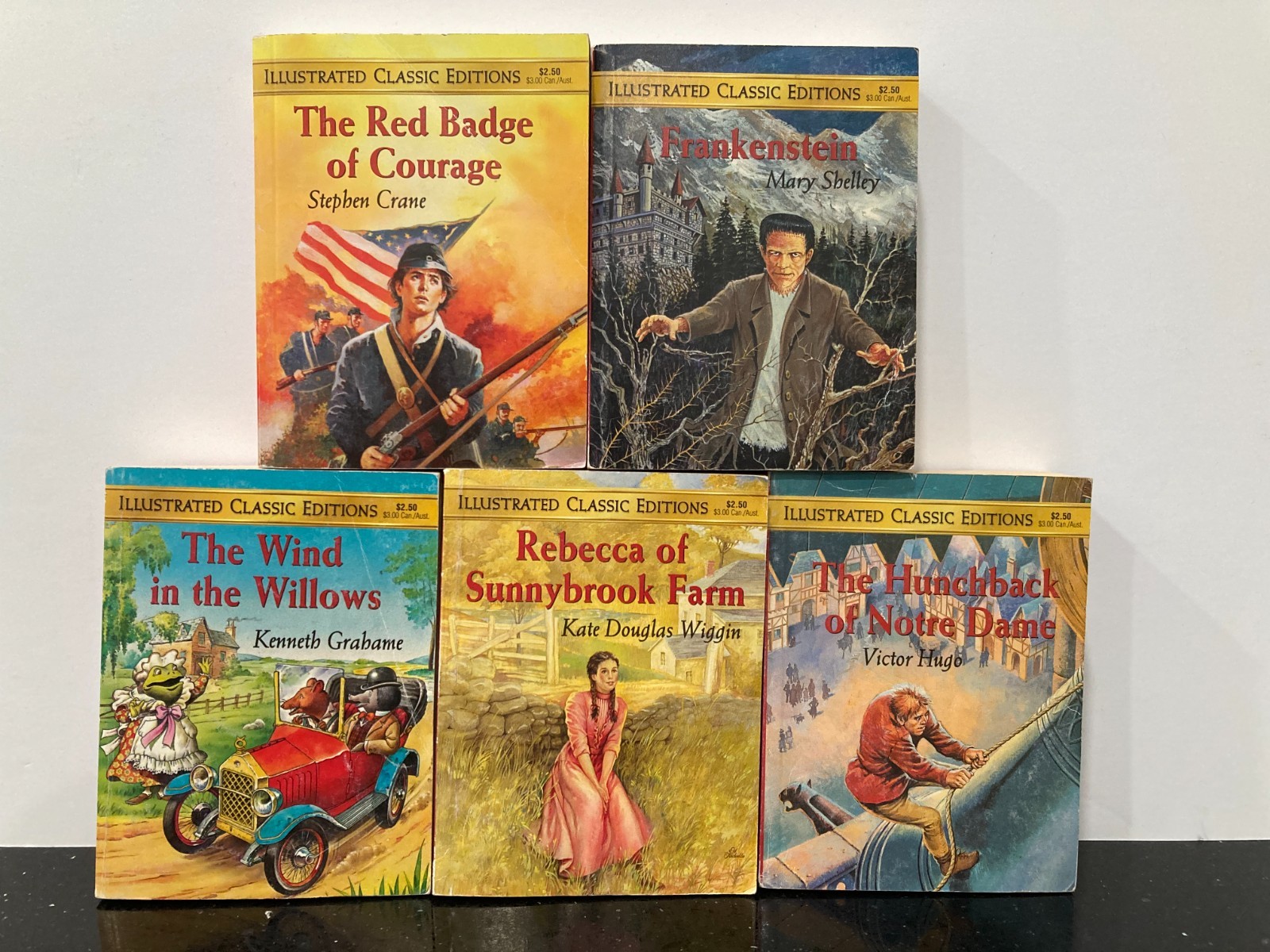 Playmore Waldman Illustrated Classics Mini Books Lot of 5