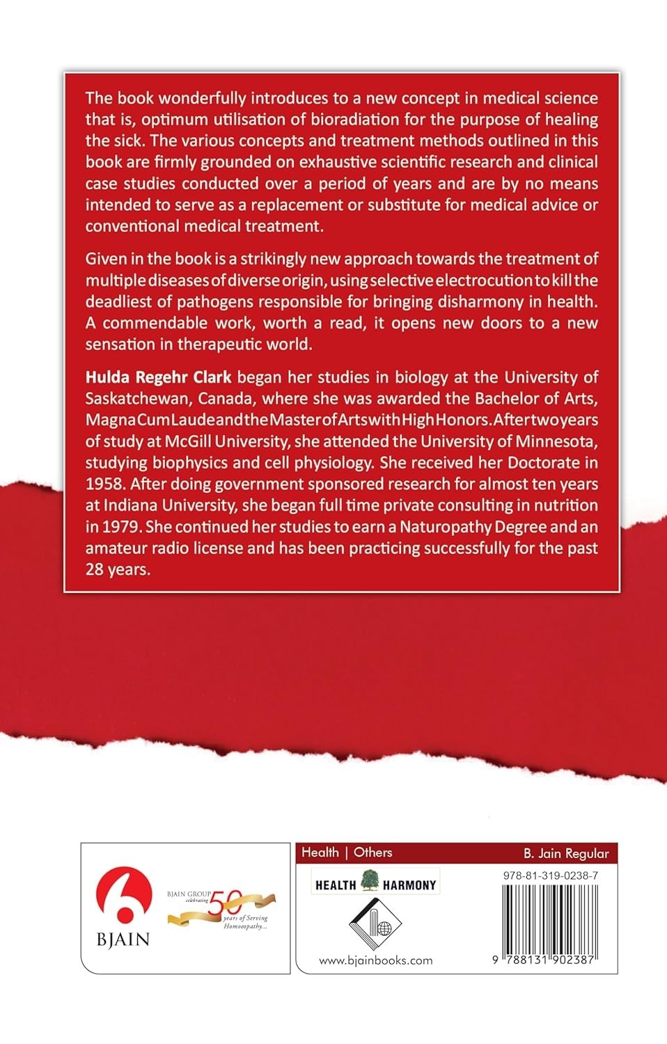 The Cure for All Diseases – with Many Exclusive Case Histories