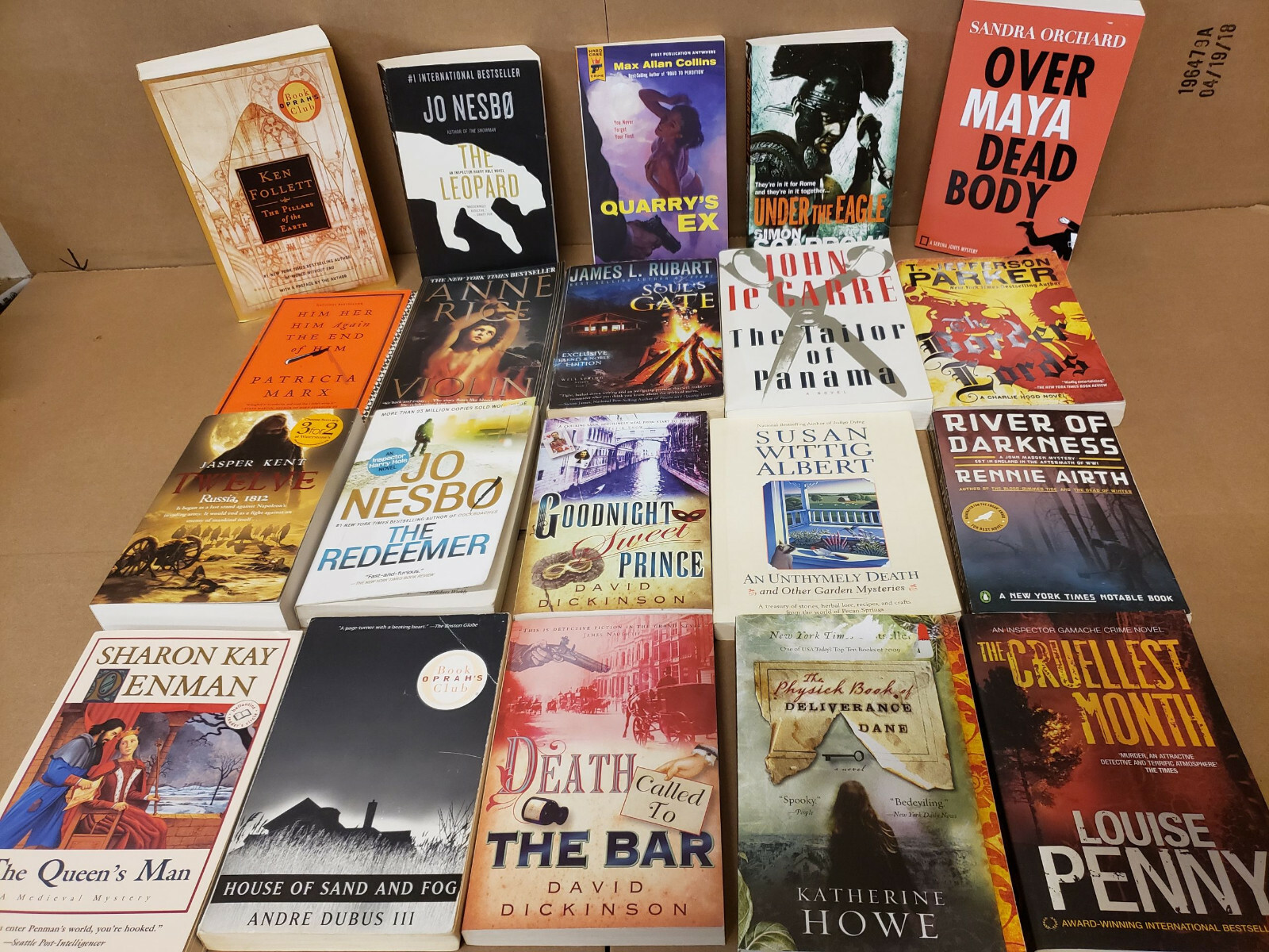 Lot of 10 Pounds Mystery Large Trade Paperback Books Suspense Thriller Crime MIX