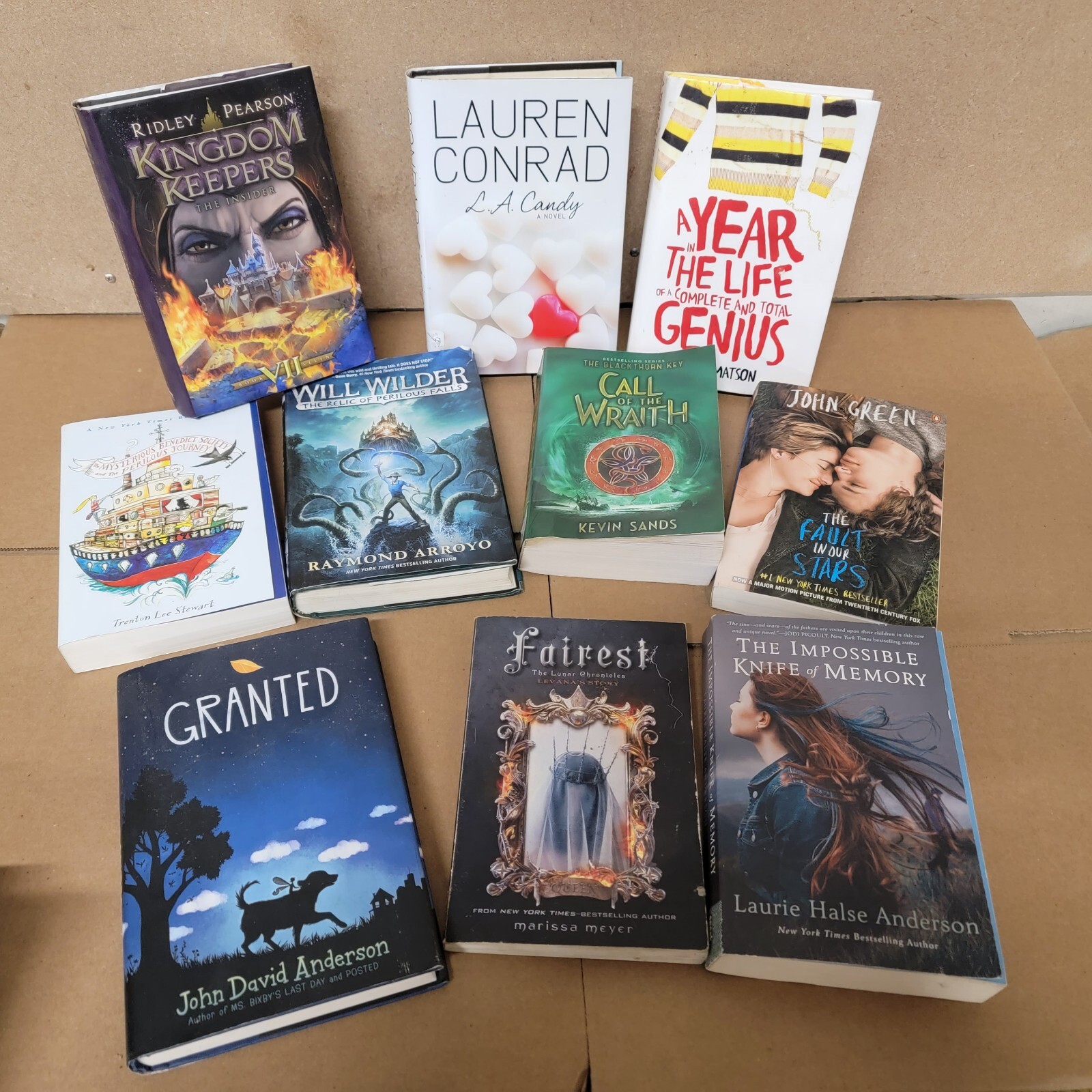 Lot of 10 Young Adults YA PRE-Teen Youth RANDOM STORY CHAPTER UNSORTED BOOKS MIX
