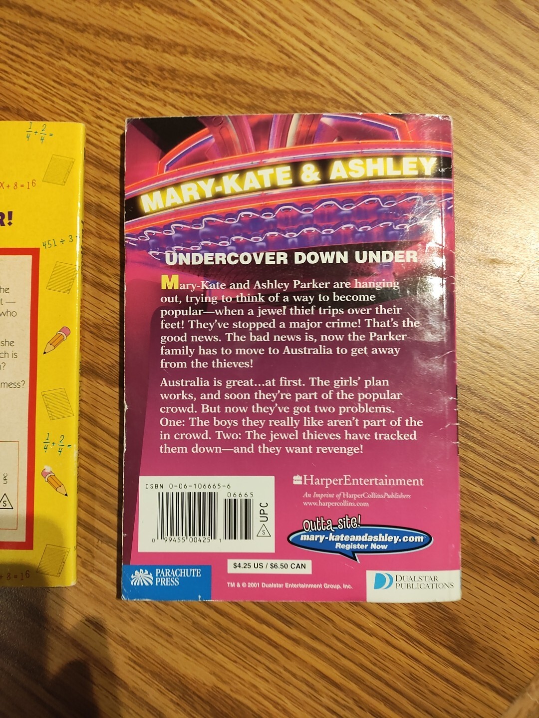 Mary Kate & Ashely Starring In Our Lips Are Sealed Paperback Full House Michelle