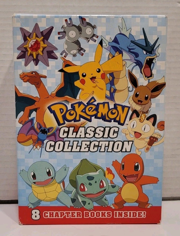 Pokémon Classic Collection Box Set 8 PB Chapter Books 1st Ed Scholastic 2017 GC