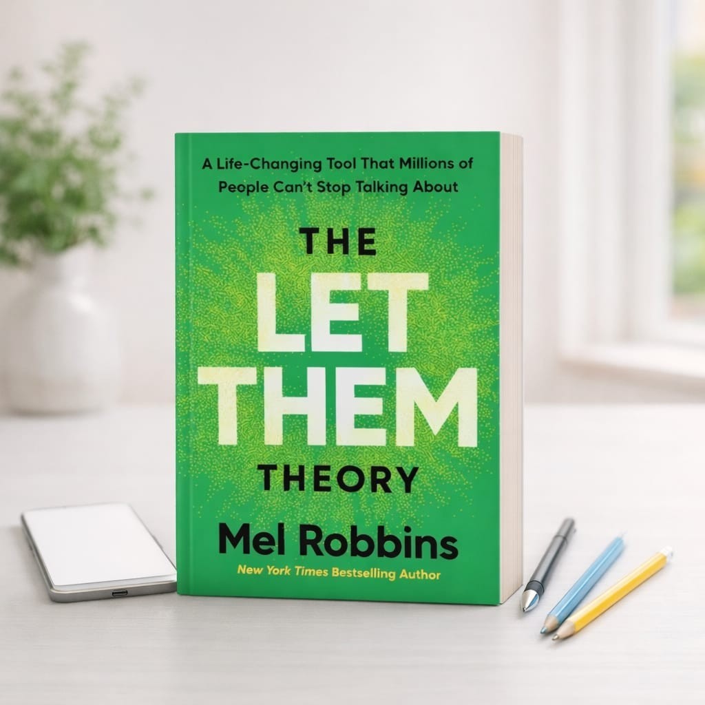 The Let Them Theory by Mel Robbins Paperback Self Help Personal Growth Book