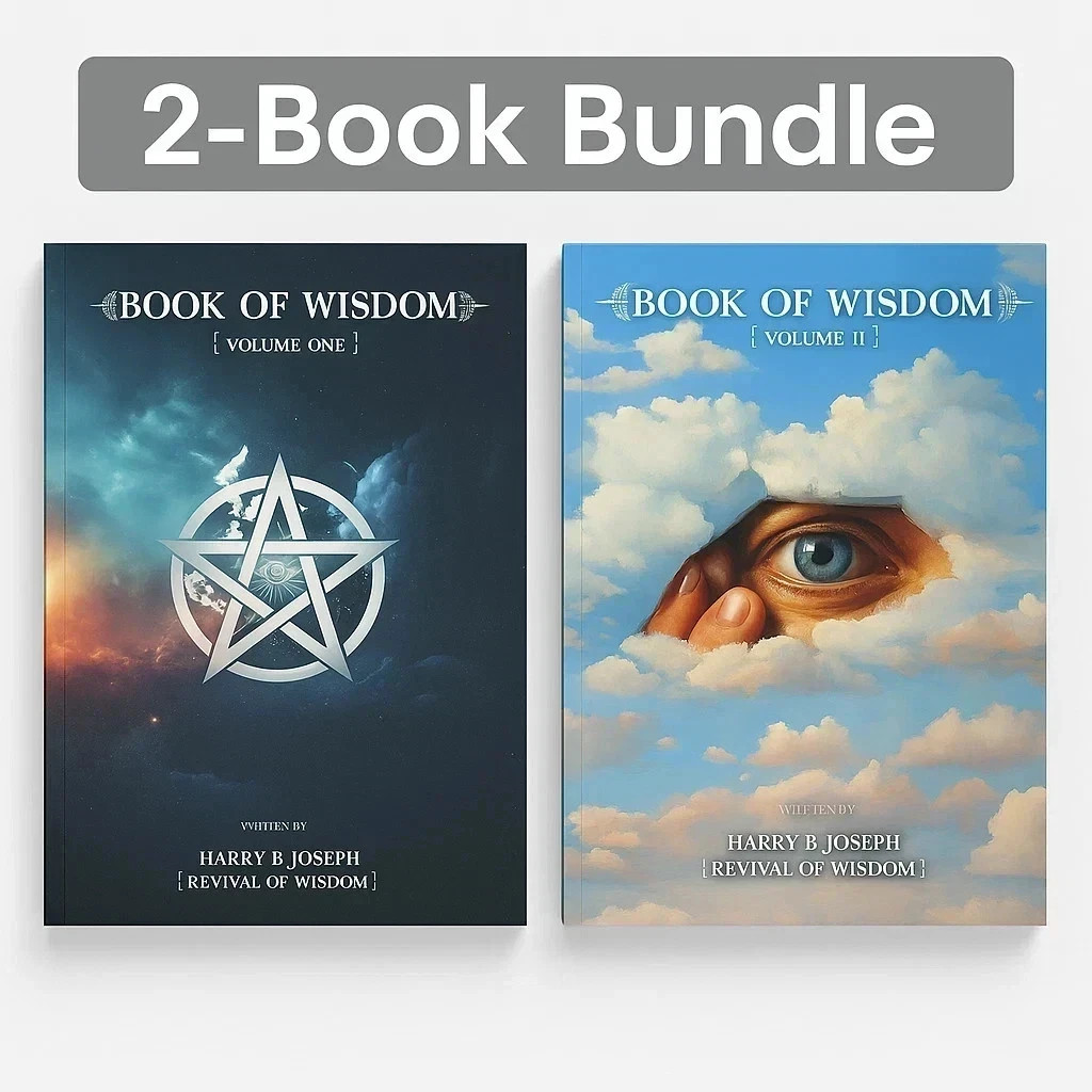Book of Wisdom Volumes 1 & 2 by Harry B. Joseph (Paperback 2-Book Bundle) USA