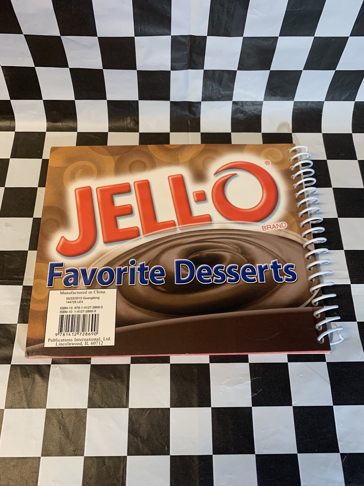 2007 JELL-O FAVORITE DESSERTS RECIPES Cookbook Spiral Spine 47 Pages