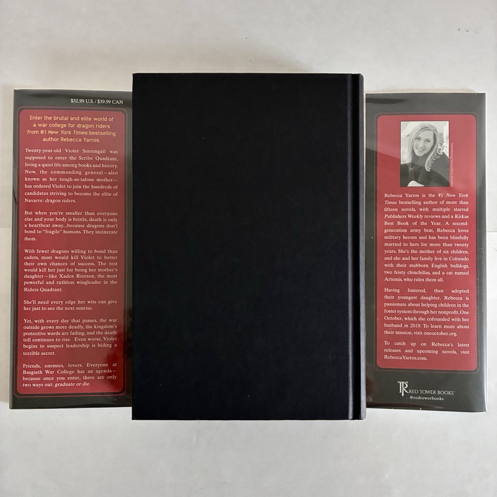 Fourth Wing Holiday Edition Rebecca Yarros SIGNED & STAMPED QUOTE First Print
