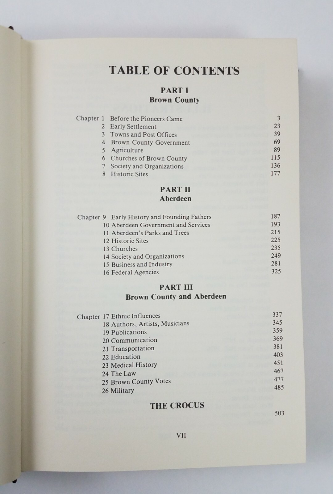 Brown County Aberdeen South Dakota History 1980 Hardcover Book 594 Pages