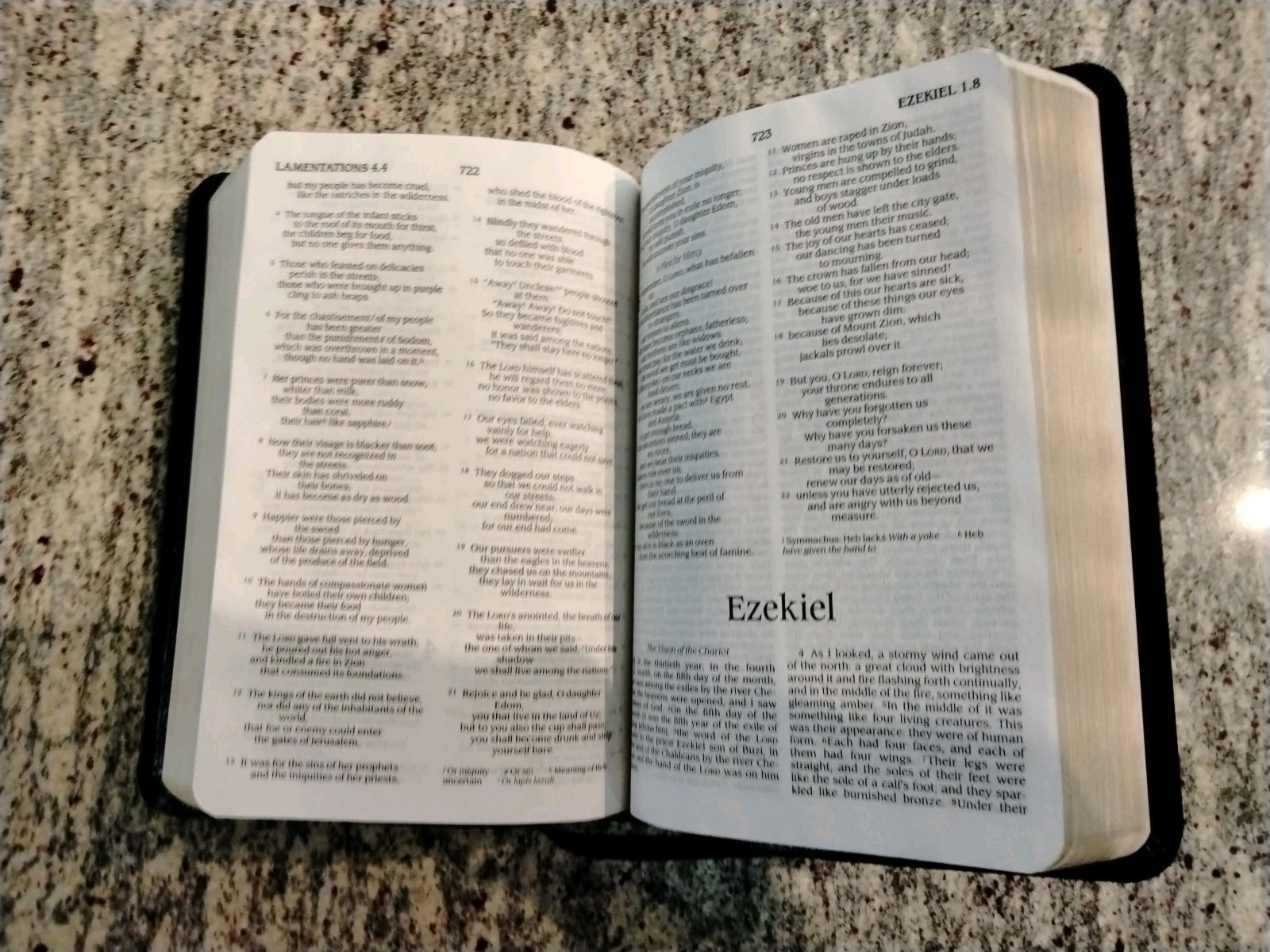 Black/Bonded Leather Bible Premium NRSV New Revised Standard Version Gilded edge