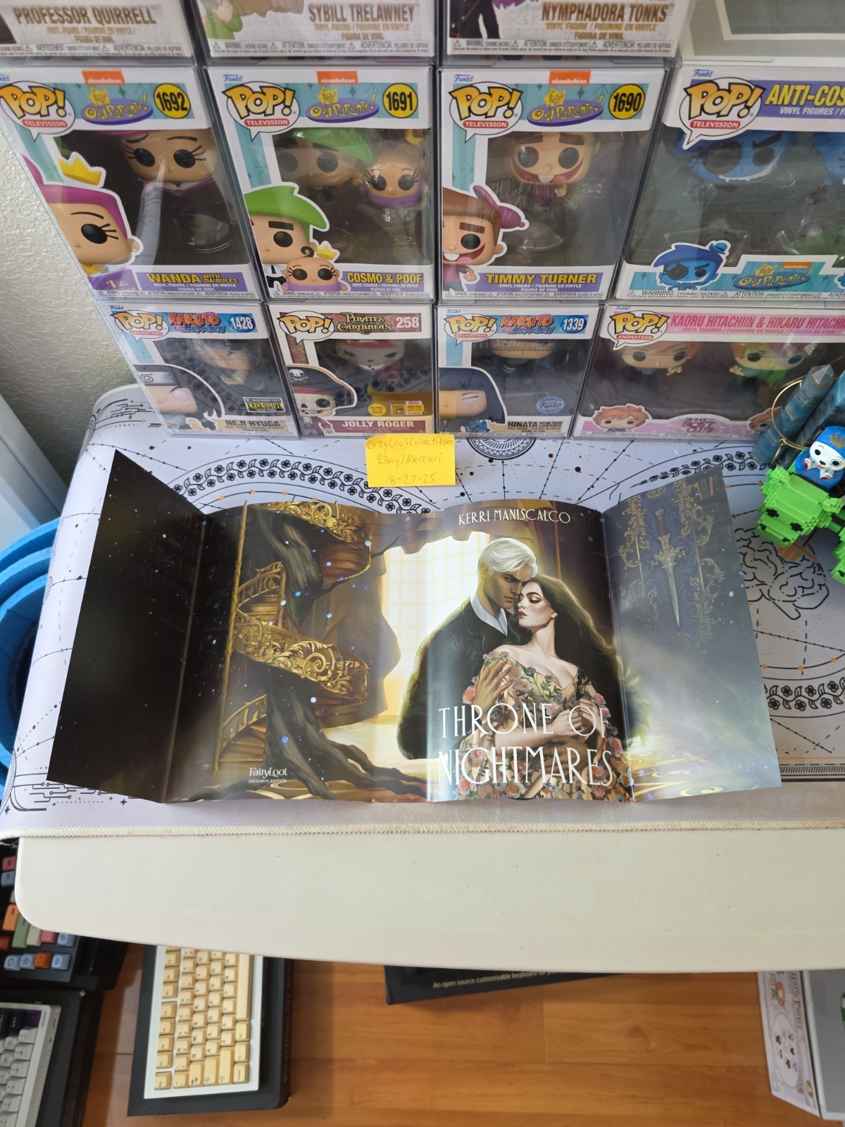 Fairyloot Throne Of Nightmares By Kerri Maniscalco SE SIGNED SPRAYED EDGES
