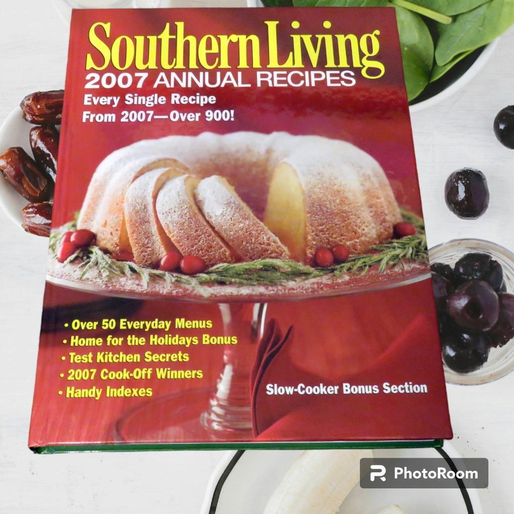 Lot of 3 Southern Living Annual Recipes Cookbooks 2006, 2007 & 2008 Hardback