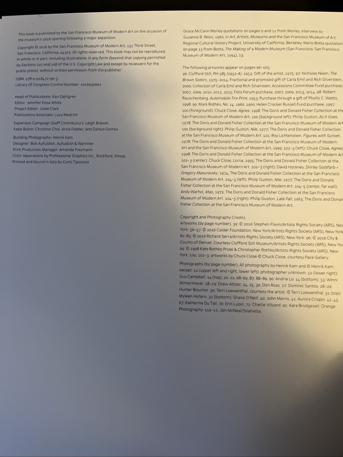 San Francisco MOMA Set Of 2 Books~ For Our Time & Compaign For Art
