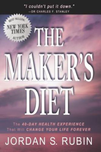 The Maker’s Diet: The 40-day health experience – 9780768442397, Rubin, paperback