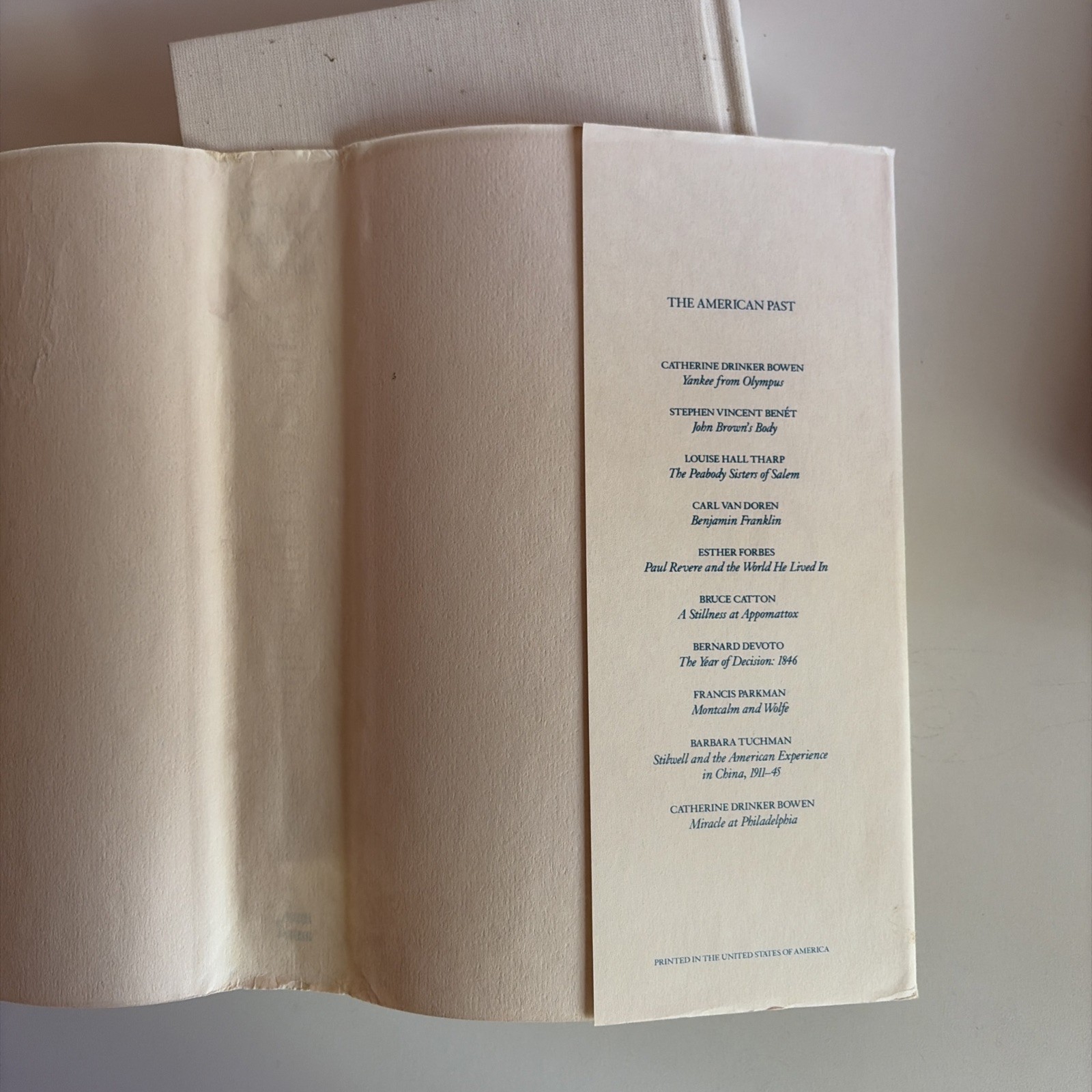 Catherine Drinker Bowen Miracle at Philadelphia HC DJ Slipcase VG+ History