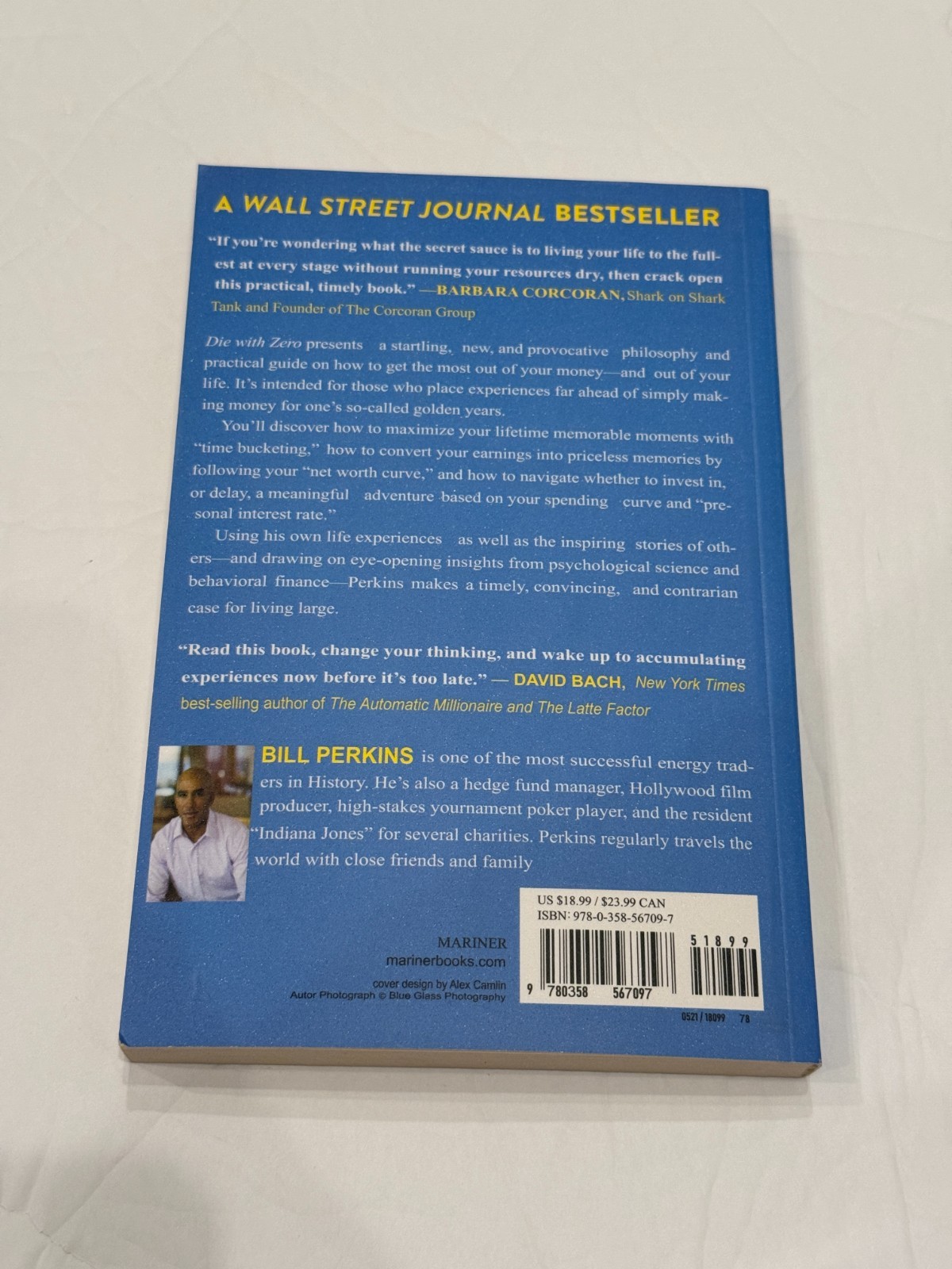 Die With Zero: Getting All You Can from Your Money and Your Life Paper Back NEW