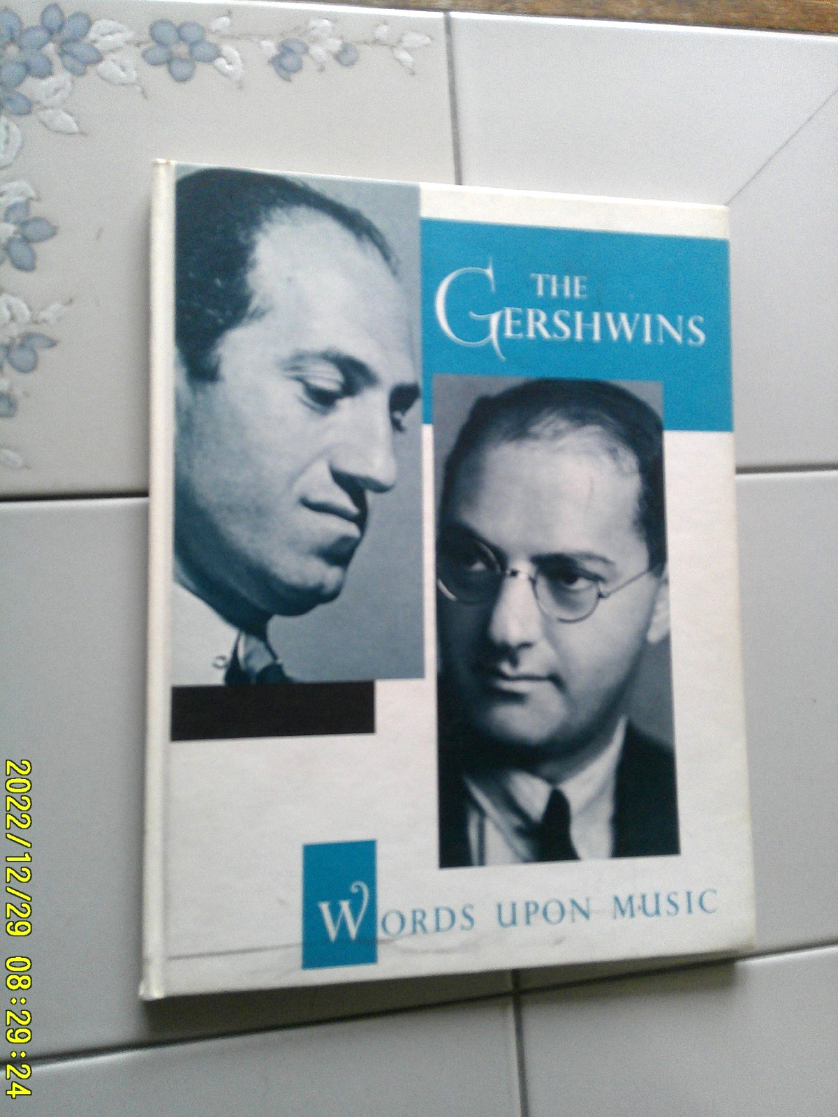 The Gershwins, Words Upon Music, HC Book, Stewart, 1959 Used Hardcover 47 Pages