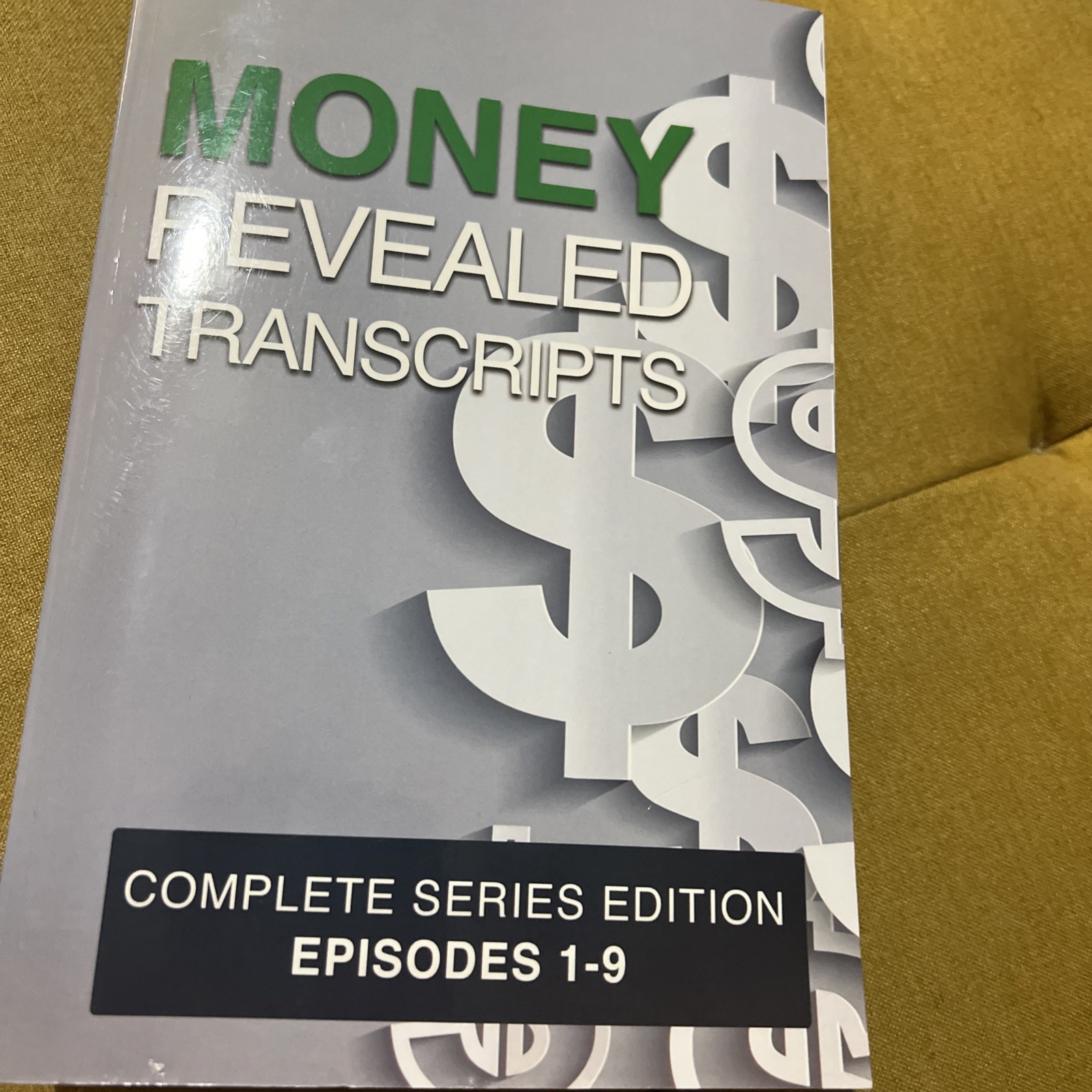 Money Revealed Transcripts Complete Series Episodes 1-9 Paper Back Book Free 🎁