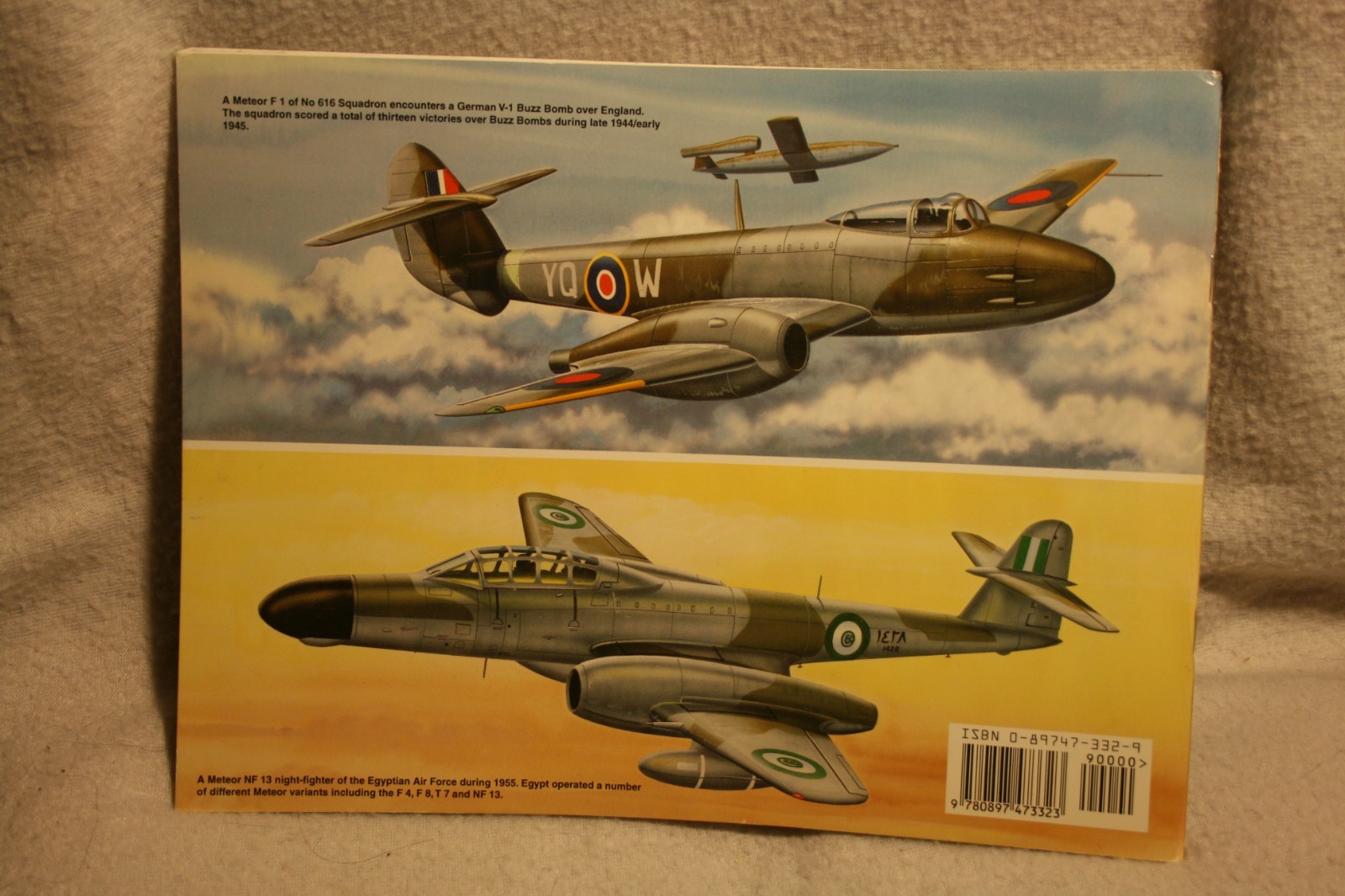 Gloster Meteor in Action Squadron Signal Book # 1152 Very Good Condition